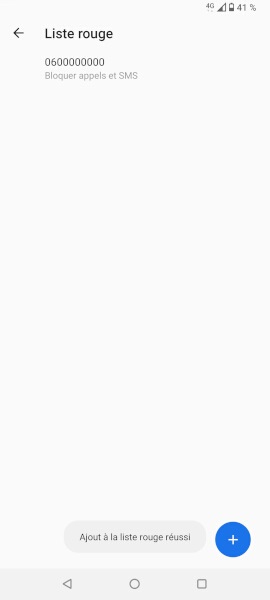 Bloquer les messages d’un correspondant